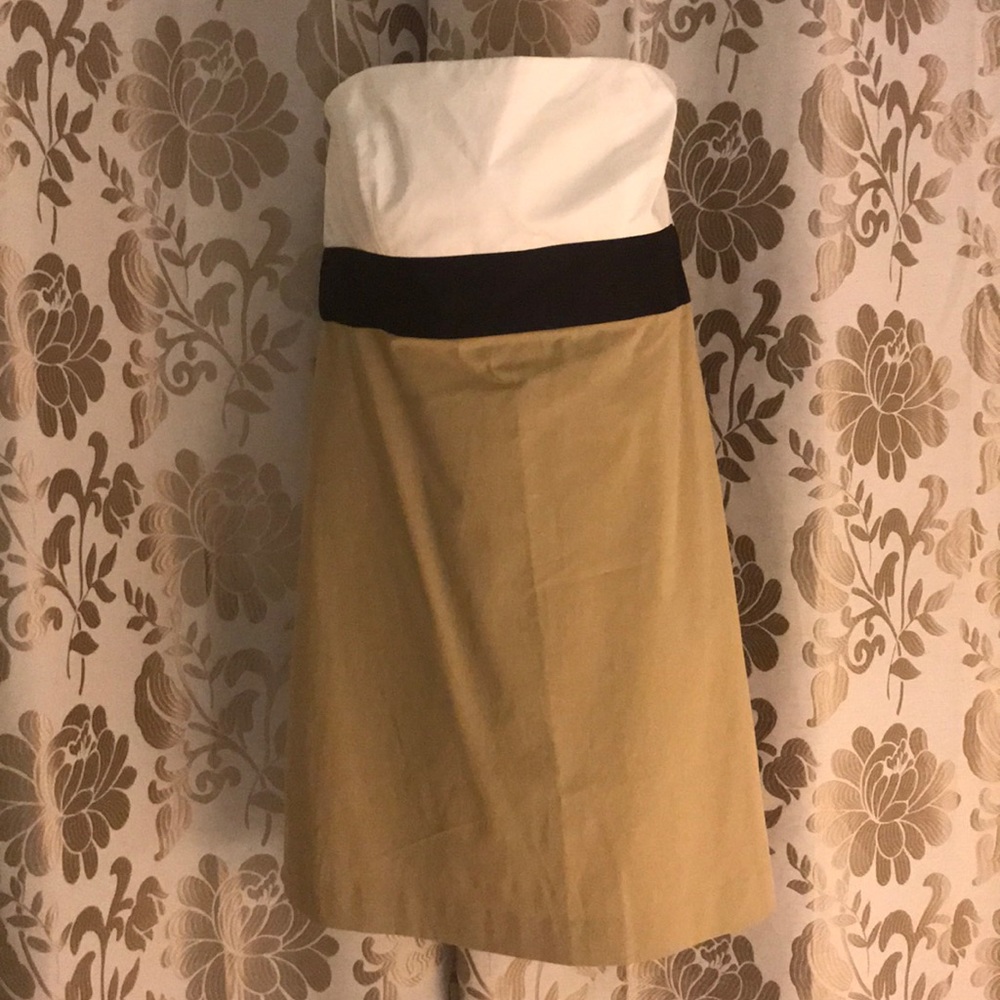 Theory - Tricolored Strapless Dress- New with Tags